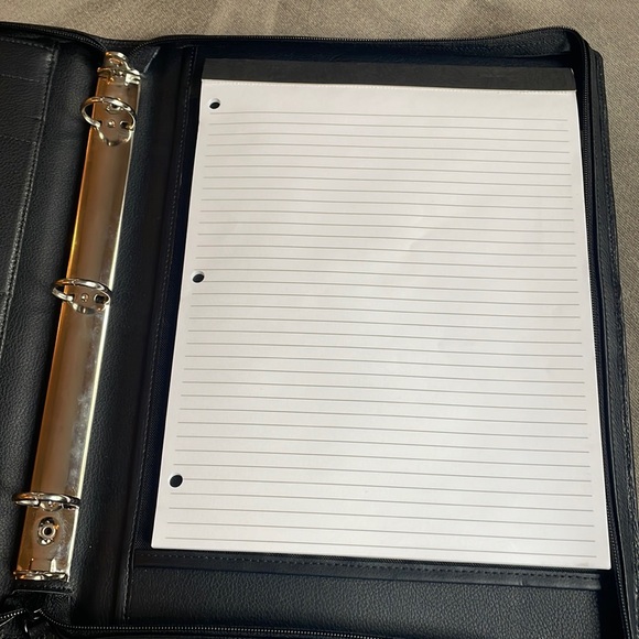 FiloFax Portfolio with Handles NWOT - Picture 6 of 8